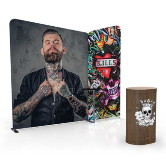 Wave Tube Modular 10' Booth Kit C4A4 Wave Tube Modular 10' Booth Kit C4A4