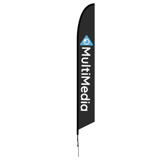 17ft Falcon Outdoor Flag - Single Sided Kit with Spike Base