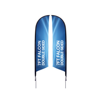 Xtra-Small 7' Spike Base Double-Sided Graphic Package