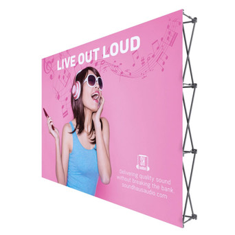 10ft Fabric Pop Up Display - GLM Select 10ft Fabric Pop Up Display - GLM Select