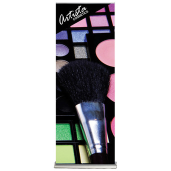 33.5" x 69" Steppy Retractable Banner Stand with Graphic