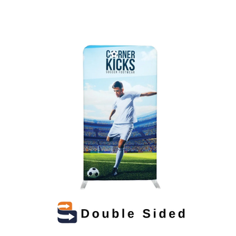 4 x 7.5 ft. EZ Stand Straight Double-Sided (Graphic Package)