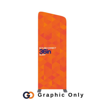 3ft EZ Tube Connect Slanted Top Single-sided (GRAPHIC ONLY)