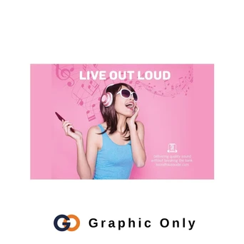10ft Fabric Pop Up (Graphic Only with End Caps) - GLM Select