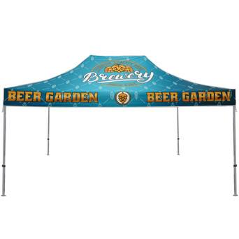 15ft x 10ft Tent with Printed Canopy - GLM Select
