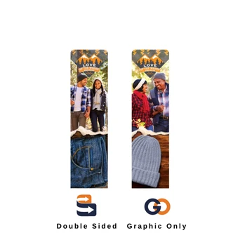 2ft. Fabric Banner Stand Double-Sided (Graphic Only) - GLM Select