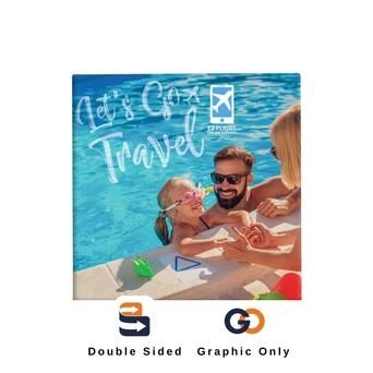 8ft Tension Fabric Display Double-Sided (Graphic Only) - GLM Select