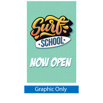 5ft Mamba Rectangle Flag (Single Sided Graphic Only)