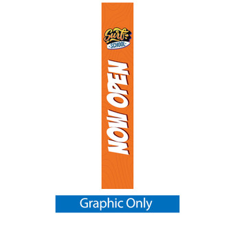13.6ft Mamba Rectangle Flag (Single Sided Graphic Only) 13.6ft Mamba Rectangle Flag (Single Sided Graphic Only)