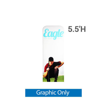 2 ft. x 5.5 ft. EZ Extend Fabric Display - Double-Sided (Graphic Only)