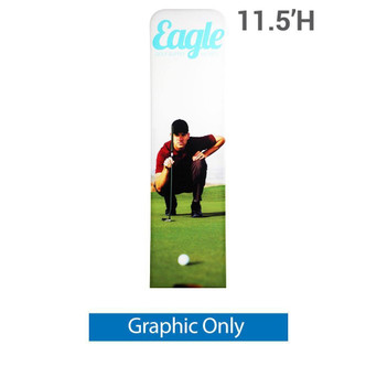 2 ft. x 11.5 ft. EZ Extend Fabric Display - Double-Sided (Graphic Only)