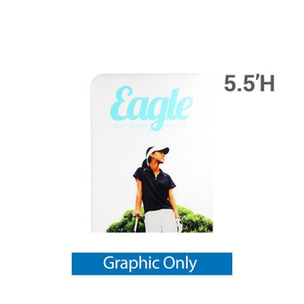 4 ft. x 5.5 ft. EZ Extend Fabric Display - Double-Sided (Graphic Only)