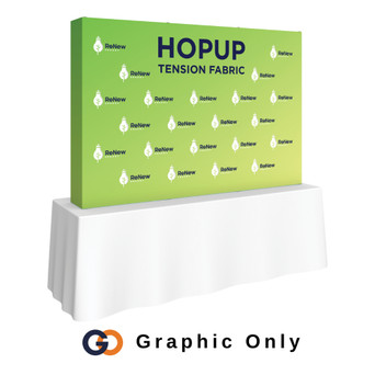 7.5ft x 5ft Table Top Hopup™ Display (Graphic Only)