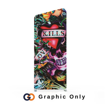 Wave Tube Modular A4 Single-Sided Display (Graphic Only)