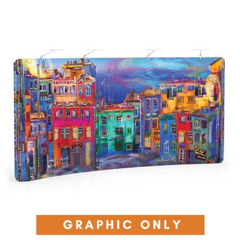 Wave Tube 20ft Curved Single Sided (Graphic Only)