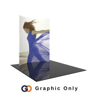 Formulate Master 8ft x 10ft High Horizontal Curve (Graphic Only)