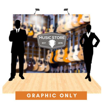 Coyote 10ft Straight Pop Up (Replacement Graphic Set)