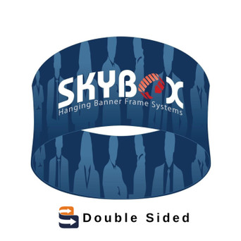 10 x 6 ft. Hanging Banner Circle Double-Sided (Graphic Package)