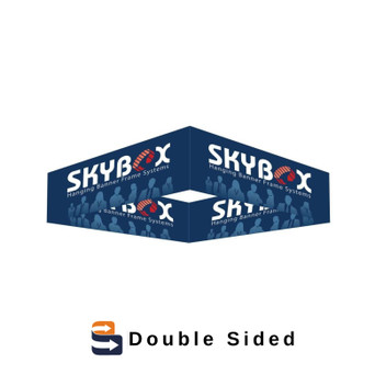 20 x 3.5 ft. Hanging Banner Square Double-Sided (Graphic Package)