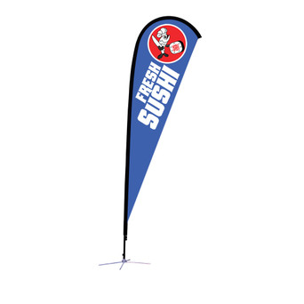 12 ft. Sunbird Flag with X-Base - Single-Sided (Graphic Package)