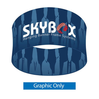 5 x 2.7 ft. Hanging Banner Circle Double-Sided (Graphic Only)