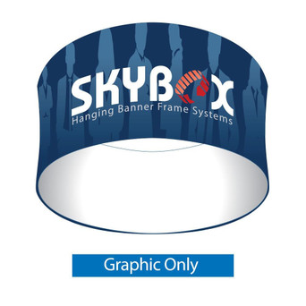 8 x 2.7 ft. Hanging Banner Circle Single-Sided (Graphic Only)