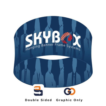 20 x 2 ft. Hanging Banner Circle Double-Sided (Graphic Only)