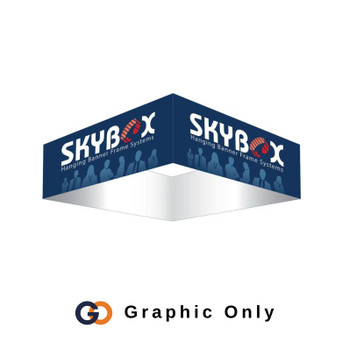 8 x 2 ft. Hanging Banner Square Single-Sided (Graphic Only)