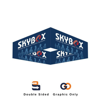 10 x 3 ft. Hanging Banner Square Double-Sided (Graphic Only)