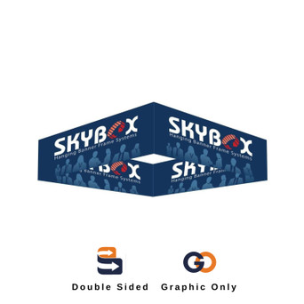 15 x 2.7 ft. Hanging Banner Square Double-Sided (Graphic Only)