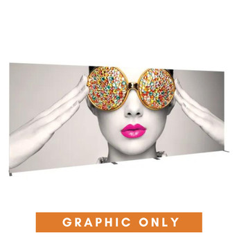 20ft x 8ft Vector SEG Frame 07-R Eclipse Blockout Fabric - (Graphic Only)