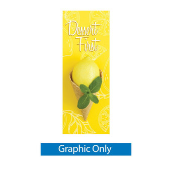 31.5" x 71" Grasshopper Indoor X Banner Stand (Graphic Only)