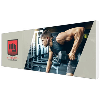20ft X 7.5ft - Backlit Lumiere Light Wall - Single-Sided (Graphic Package)