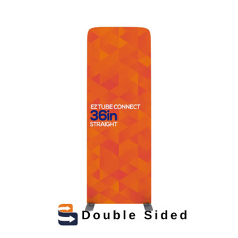 3 ft. EZ Tube® Connect Straight Top Double-Sided (Graphic Package)
