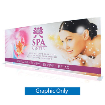 20ft Straight EZ Tube® Double-Sided (Graphic Only)