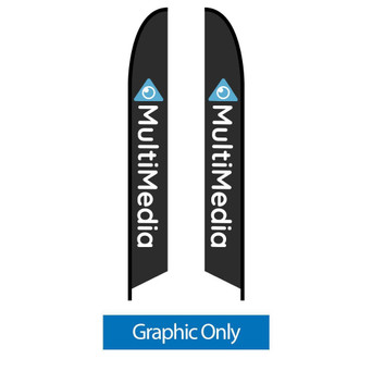 17ft Falcon Outdoor Flag - Double Sided (Graphic Only)