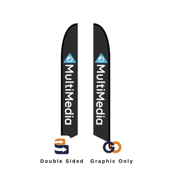 17ft Falcon Outdoor Flag  Double-Sided (Graphic Only)
