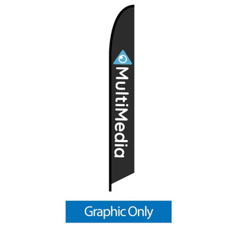 17ft Falcon Outdoor Flag - Single Sided (Graphic Only)