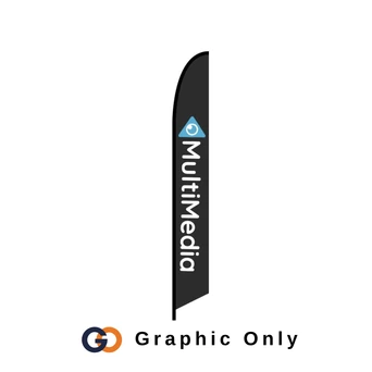 17ft Falcon Outdoor Flag - Single Sided (Graphic Only)