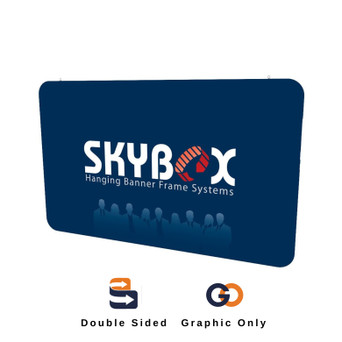 10ft. x 6ft. Hanging Banner Flat Panel Double-Sided (Graphic Only)