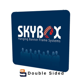 8ft. x 5ft. Hanging Banner Flat Panel Double-Sided (Graphic Package)