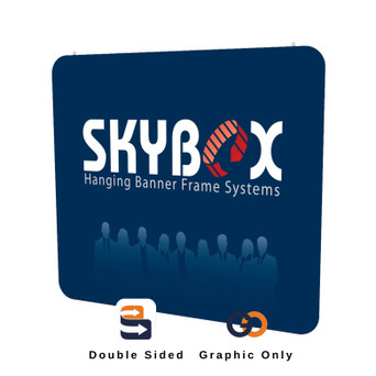 8ft. x 5ft. Hanging Banner Flat Panel Double-Sided (Graphic Only)