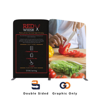 10ft EZ Tube Connect Kit D Double-Sided (Graphic Only)