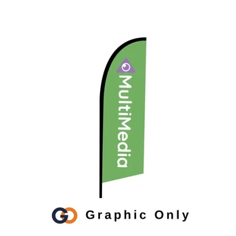 8.25ft. Falcon Flag Single-Sided (Graphic Only)