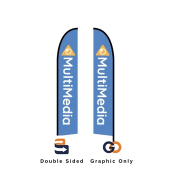 14ft. Falcon Flag Double-Sided (Graphic Only)