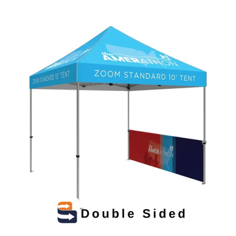 Zoom™ Standard 10ft Half Wall Double-Sided (Graphic Package)