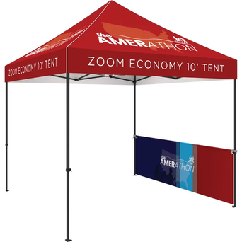 Zoom™ Economy 10ft Half Wall Single-Sided (Graphic Package)