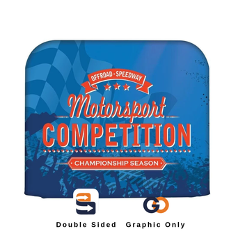 3.5ft x 3ft EZ Barrier Small Outdoor Double-Sided (Graphic Only)
