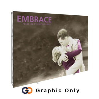 10ft x 7.5ft  Tension Fabric Embrace Display (Graphic Only)