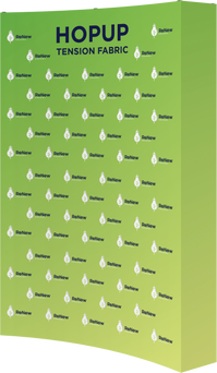 Curved 5ft x 8ft Hopup™ Back Wall Display (Graphic Package)